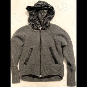 Athleta grey wool jacket; size XXS